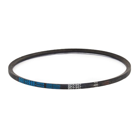 D&D SPA967 Metric V-Belt, 967mm Outside Length, 13 mm Top Width, 10 mm Thickness, 1 Ribs SPA967